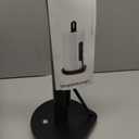 simplehuman Tension Arm Standing Paper Towel Holder, Heavy-Duty, Easy One-Handed Tear, Kitchen Countertop, Black Stainless Steel