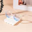 TR90 Oversized Blue Light Blocking Glasses for Gaming, Office & Reading, Anti UV Protective Glasses for Drivers, Outdoor Activities, Men & Women(Clear)