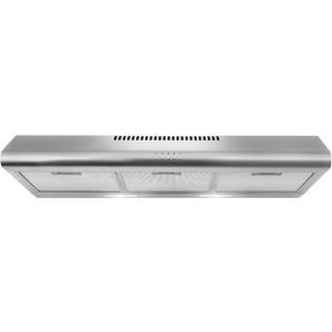 COSMO COS-5MU36 36 in. Delta Collection Ducted Under Cabinet Range Hood, Button Controls, Reusable Filters, LED Lights, Stainless Steel