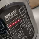 AROMA Digital Rice Cooker, 4-Cup (Uncooked) / 8-Cup (Cooked), Steamer, Grain Cooker, Multicooker, 2 Qt, Stainless Steel Exterior, ARC-914SBD