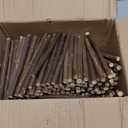 300 Pcs 6 Inch Wood Twigs for Crafts, 0.3-0.5 Inch Thickness Wood Log Sticks Twigs for Crafts Natural Mini Wooden Logs for DIY Projects, Landscaping, Photo Props, Home Decor