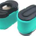 2 Pack 792105 Air Filter Replace for BS 276890, 4233, 5405, 5405H, 5405K, 593240, 798748 OEM Air Cleaner Cartridge with 792303 Pre Filter Fits Lawn Mower Air Cleaner Element