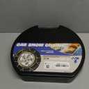 Snow-Chains Auto Fixing 1 Min Quick Fit Easy Installation Tire-Chains, Portable Reusable Universal Emergency Tire Traction Chain for Passenger Car, Pickup Trucks and SUV - Set of 2 (HKN-150)