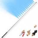 40 in Radiator Cleaning Wand,5000 PSI Max Stainless Steel Slim Extension with 14 Linear Outlets - Protect Radiator Fins & Prevent Engine Overheating for Car, Truck, RV, AC