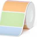 HPRT Thermal Labels for T20/T260LR, Color Combination 1.97'' x 1.18'' (50x30mm), Pack Of 2