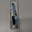 Stainless Steel Band Compatible with Fitbit Inspire 3, Adjustable Metal Watch Bands BraceletsWristband Replacement for Women Men(Colourful)