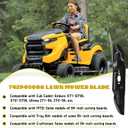742P05086 Ultra High-Lift Blade for 54-inch Cutting Decks Compatible with Cub Cadet MTD ZT1-54 ZT2-54 Enduro XT1-GT54 XT2-ST54 54 Inch Zero-Turn Deck Mower Replaces for 742-05086, CMXGZAM110194.