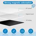 Magnetic Fridge White Board Paper, 24" x 36" Large Dry Erase Board Sheet for Organizer and Planner, Kitchen Refrigerator Whiteboard for Family to-do List, Includes Markers and Eraser