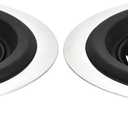 Sink Drain Strainer, 2PCS, 4.5 inch Wide Rim Flexible Silicone & Stainless Steel Sink Strainer, Rust Free, Silicone Bathroom Sink Strainer for Kitchen & Bathroom