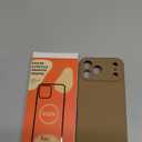 Vooii Magnetic for iPhone 17 Pro Max Case, Compatible with Magsafe (Premium Liquid Silicone) (Integrated Camera Control Button) Full Body Protective Anti-Scratch Microfiber Lining 6.9", Light Brown