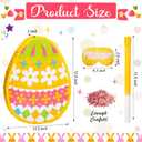 Sratte Easter Pinata Decorations Bunny Pinata Kit Easter Egg Pinata for Easter Birthday Party Anniversary Celebration Decoration (Egg)