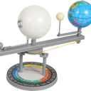 Sun-Moon-Earth Model - Educational Planetarium Toy for Kids & Adults, Simulates Solar & Lunar Eclipses, Astronomy Learning Tool, 8.26x6.69x4.13 Inches, Multi-Color