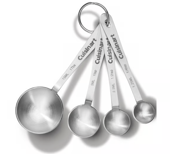 Cuisinart
Stainless Steel Measuring Spoons, Set of 4
