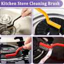 Stove Top Protector PLUS for Frigidaire Gallery Gas Range - 1 Pc （Plus Version）Reusable Splatter Guard Liner,Only Compatible with GCFG3060BF/GCFG3060BD, 3 Free Cleaning Brushes