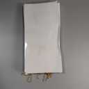 Yilloog 4 Pcs Shoulder Epaulets for Women Tassel Link Chain Boards Badge Beads Pads Punk Fringe Jewelry Pins for Men Jackets(Gold)