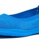 Women's Walking Shoes Breathable Lightweight Fashion Loafers Slip-Ons Sneakers Mesh Casual Ballet Flat Nurse Dress (Blue)