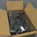 GUANJUNE Clothes Pants Hangers, Space-Saving Skirt Holders with 360 ° Swivel Hooks, Adjustable Clips, Trouser Hangers, Clothes Coat Garment Jeans Hangers (30 Pack, Black)