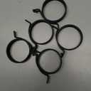 Geelin 5 Pieces Constant Tension Band Hose Clamps Black Fuel Line Clips 12mm Width (43.5mm - 53mm)