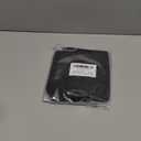 BAGSMART Small Makeup Bag, Puffy Portable Cosmetic Pouch with Charm Zipper, Water-Resistant Travel Organizer for Women (Black, Small)