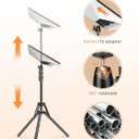 Starlink Mini Tripod Mount with Adapter, 3 Level Adjustable Height and 360 Tilt Compatible with Starlink Mounting Kit, Starlink Mini Mount Adapter with Sturdy& Stability for Outdoor Camping, RV
