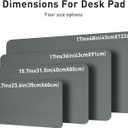 Aothia Leather Desk Pad Protector, Office Desk Mat, Large Mouse Pad, Non-Slip PU Leather Desk Blotter, Laptop Desk Pad, Waterproof Desk Writing Pad for Office and Home (Jungle Green, 31.5" x 15.7")