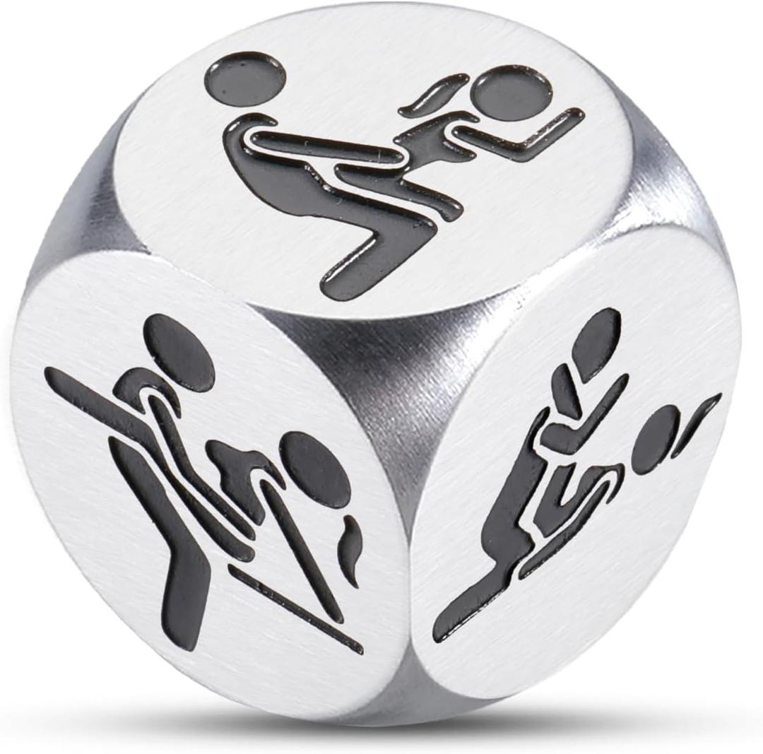 3 x Positions Sex Game Sex Dice, Valentines Day Gifts for Her Him Boyfriend Girlfriend, Valentines Adult SEX Dice Board Game, 6th 10th 11th Anniversary Giifts for Him, Bedroom Games for Couples Date Night