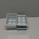 WIBIMEN Large Ice Cube Molds, Big Round Whiskey Ice Cube Trays for Freezer, Easy to Fill & Release, Whiskey Bourbon Cocktail(1.9In*6 Balls- Blue/2 Pack)