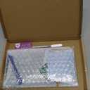 HYYHFIX Galaxy S24 FE Back Glass Replacement for Samsung Galaxy S24 FE Rear Back Cover Glass Waterproof and Camera Lens+Professional Repair Tool Kit (Titanium Violet) (Mint)