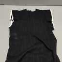 Saodimallsu Womens Summer Sleeveless Sweaters Vest Slimming Crewneck Cable Knit Ruffle Sweater Tank Tops Casual Work Tops.S