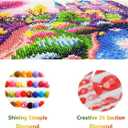 Diymood DIY 5D Diamond Art Kits for Adults Bird, Diamond Painting Animal Full Drill Round Canvas Embroidery Mosaic Beginner Home Wall Decor Gift 12x12 inch