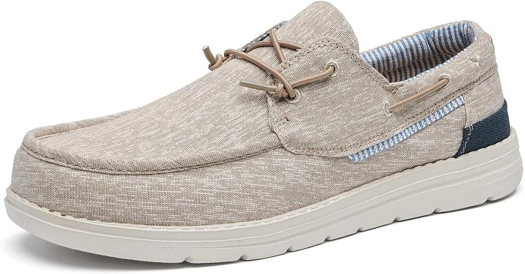 Bruno Marc Men's Slip-on Loafers Casual Boat Shoes (12, Khaki)