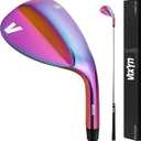 69 Degree Wedge for Golf - Lob Wedge with Milled Face for More Spin - Golf Clubs Sand Wedge for Golfers (Rainbow 69), Rainbow