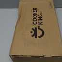 COOKER KING 8-Inch Stainless Steel Pan, Hybrid Nonstick Frying Pan, Skillet, 3-Ply Clad Cookware, Even Heat Distribution, Dishwasher & Oven Safe, with Stay-Cool Handle, Induction Compatible