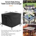 Outdoor Table Cover for 42 Inch Patio Bar Height Table