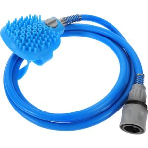 1Set Pet Shower Sprayer Nozzle Brush Durable Dog Bathing Tool with Massage Function Hose for Cleaning and Grooming for Dogs and Cats