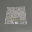 8 Packs Easter 8 * 8in Pre Drawn Canvas to Paint,Pre Printed Canvas for Adults, Painting Boards for Beginners, Students, Party Favor (Easter)