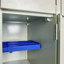 It's Academic LockerMate Adjust-A-Shelf Locker Shelf, Easy to Use, Extends to Fit Your Locker, Blue