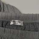 Ekouaer Lounge Sets for Women Comfy Ribbed Knit Pajamas Fall Long Sleeve Sleepwear 2 Piece Casual Loungewear, XL (Grey)