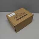 HOMCDALY Ceramic Olive Oil Dispenser Bottle, 16oz Oil Dispenser Bottle for Kitchen, Oil Container, Kitchen Dispenser for Oil Vinegar Syrups(White&Brown