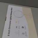 Lighted Makeup Mirror, 3000 mAh Rechargeable Double Sided Magnifying Vanity Mirror with 3 Colors, 1x/10x, 360 Rotation , Brightness Adjustable Magnification Cosmetic Light up Mirror, Women Gift (Chrome)