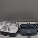 DUPASU Electric Lunch Box Food Warmer: 100W Heated Lunch Box for Adults, 1.8L Portable Fast Heating Lunchbox Food Heater for Car, Truck, Work, Travel, Lonchera Elctrica Porttil 12/24V/110-230V (Light grey+Charcoal grey)