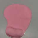 Office Mousepad with Gel Wrist Support - Ergonomic Gaming Desktop Mouse Pad Wrist Rest - Design Gamepad Mat Rubber Base for Laptop Computer -Silicone Non-Slip Special-Textured Surface (01Pink)