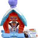 Fisher-Price Little People Toddler Toy Disney Frozen Olafs Cocoa Caf Playset with Figure for Preschool Pretend Play Kids Ages 18+ Months