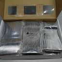 WDF 300 Pieces Silver Plastic Silverware - Plastic Silverware Heavy Duty - 100 Forks 100 Knives 100 Spoons - Disposable Silver Cutlery Perfect for Party/Wedding/Christmas