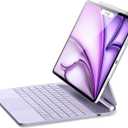 ESR for iPad Air 13 Inch Case Keyboard M4/M3/M2 (2026/2025/2024) & iPad Pro 12.9 inch (6th/5th/5th/3rd) Magic Keyboard, Easy-Set Floating Cantilever Stand, Precision Trackpad, Rebound Series, Purple