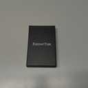 ELEGANTPARK Metal Wallet for Men Initial Monogrammed Gifts for Wedding Birthday Slim Minimalist Money Clip for Men RFID Blocking Engraved Metal Wallets with Money Clip Card Holder Letter W