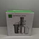 GDOR 1300W Extra Large Juicer Machines with Larger 3.2 Feed Chute, Titanium Enhanced Cut Disc Centrifugal Juice Extractor, Full Copper Motor Heavy Duty for Whole Fruit and Vegetable, Silver, XL