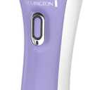 Remington Smooth & Silky Electric Shaver for Women, 4-Blade Smooth Glide Foil Shaver and Bikini Trimmer with Almond Oil Strip, Shave Wet or Dry (Purple)