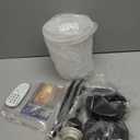 Depuley Battery Operated Wall Sconce: Set of 2 Wireless Wall Lights with Remote for Bedroom - Black Rechargeable 15 Colors RGB Halloween Wall Lamp for Living Room Hallway