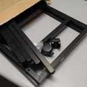 Amazon Basics 3-Tier Metal Rolling Cart, Black